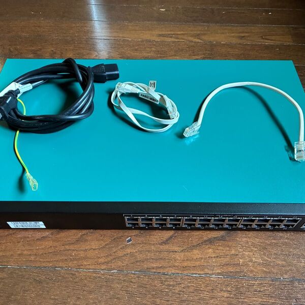 パナソニック 26ポート ファンレス VLAN、QOS対応ギガスイッチ GA-AS24T 動作確認済 おまけ多数
