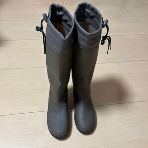 長靴 レインブーツ レディース 23.5cm ブラウン