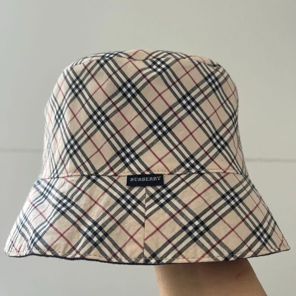 バーバリー Burberry リバーシブル ノバチェック バケット ハット
