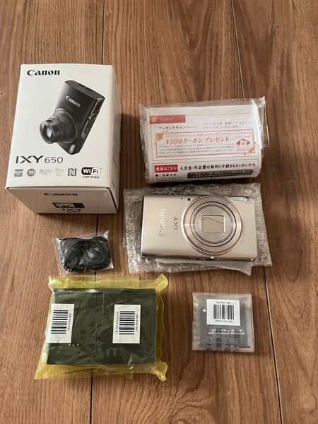 Canon IXY650 シルバー 展示品未使用 2025.1.31購入