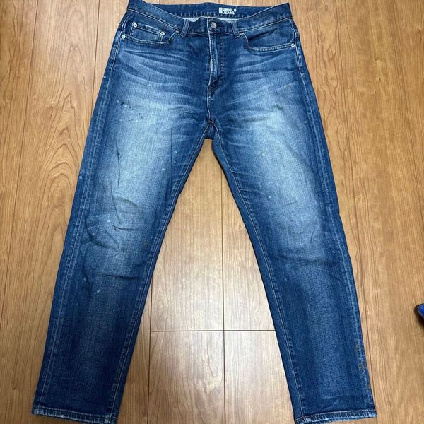 ユニクロ ルーズフィットテーパードジーンズ デニム ストレッチ