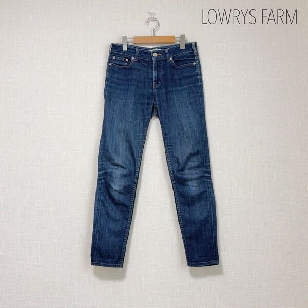 ローリーズファーム スキニーデニム ジーンズ M 青 LOWRYS FARM