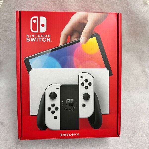 中古美品 Nintendo Switch 有機ELモデル 任天堂 ホワイト ニンテンドースイッチ 完品