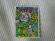 ふみの日 1997.7.23 虹の森 80円切手 単片 使用済 ⑧ 機械印 静岡南_画像5