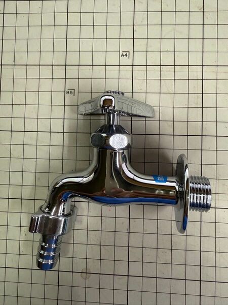 LIXIL(リクシル) INAX カップリング付横水栓 LF-15-13-U