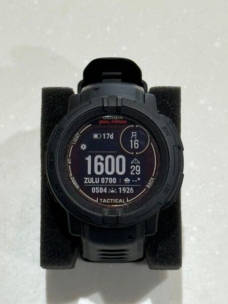 中古品・GARMIN(ガーミン)Instinct 2 Dual Power Tactical Edition Black 45mm