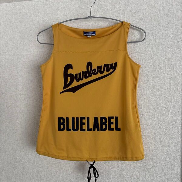BURBERRY BLUE LABEL ノースリーブトップス イエロー 38