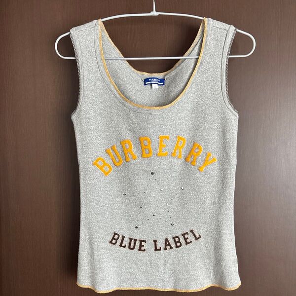 BURBERRY BLUE LABEL ノースリーブ カットソー グレー レディース 38
