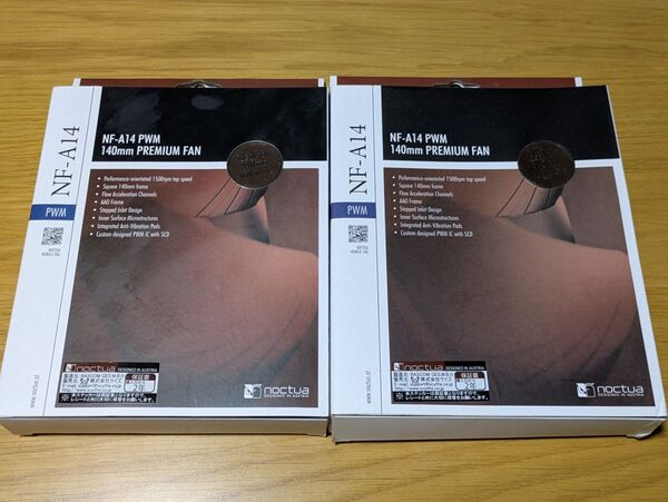 2個セット noctua NF-A14 PWM 140mm PREMIUM FAN