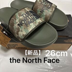 【新品】未使用タグ付 THE NORTH FACEミリタリーオリーブSカモ×TNFブラック(MK) NF02354