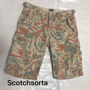 Scotch sortaスコッチソーダ ハーフパンツ ヴィンテージ総柄