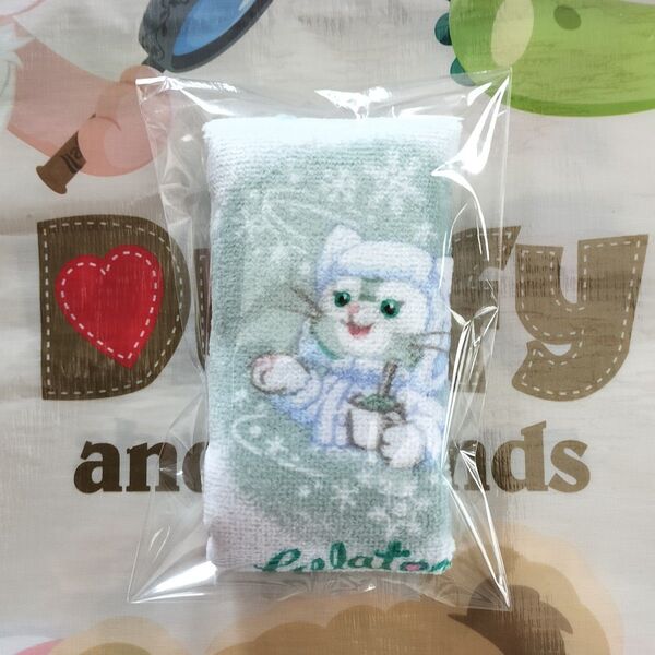 ダッフィー&フレンズ ホワイトウィンタータイムワンダーズ ジェラトーニ ミニタオル 東京ディズニーシー