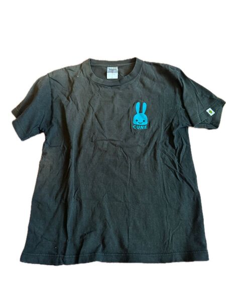 CUNE ウサギTシャツ ブラック