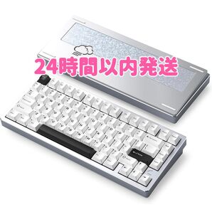 【新品】WOBKEY Rainy75キーボードPro シルバー 雨音