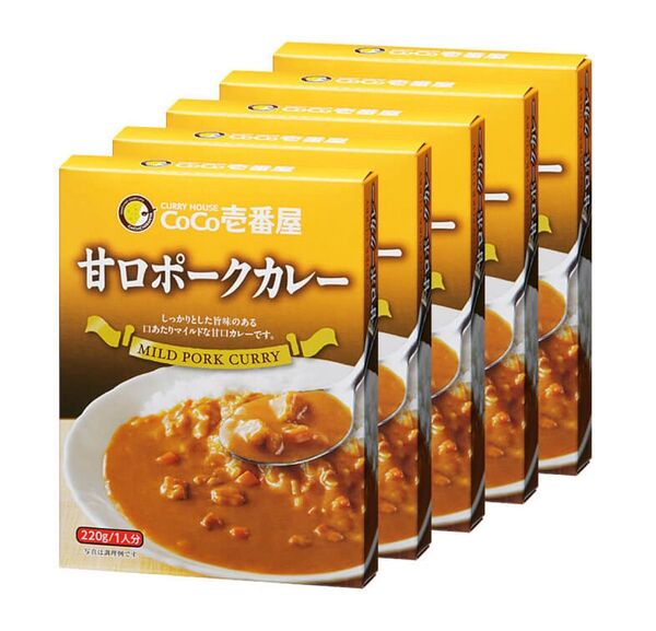 レトルトカレー CoCo壱番屋 甘口ポークカレー 5個