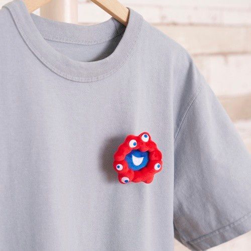 EXPO2025 ミャクミャクぬいバッジ(ミャクミャクフェイス)大阪関西万博 公式グッズ