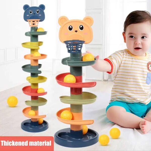 ガチャ 知育玩具 おもちゃ 赤ちゃん 0歳 多機能知育おもちゃ ボール投げバスケット クリスマス ギフト プレゼント