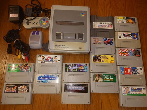 スーパーファミコン本体とソフト15本セット