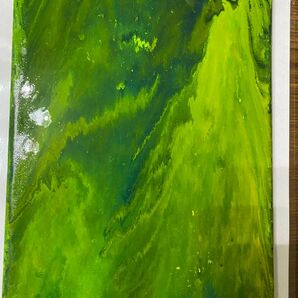 油絵 絵画 グリーン みどり インテリア キャンバス絵画