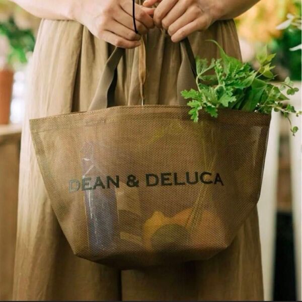 DEAN & DELUCA メッシュトートバッグ S タグ付き