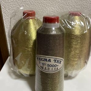 金 ゴールド ジャバラ ミシン糸