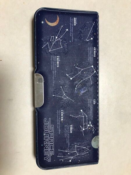 マグネット筆入 ピッタントン 光る星座 ネイビー クツワ ペンケース 小学生 男の子