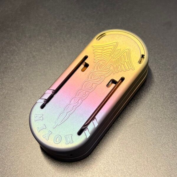 「正規品」ZD Scepter 音叉 EDC フィジェットトイ チタン製 スライダー 双音叉入り