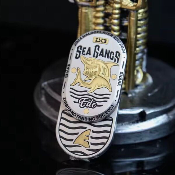 EDC フィジェットトイ フィジェットスライダー Shark