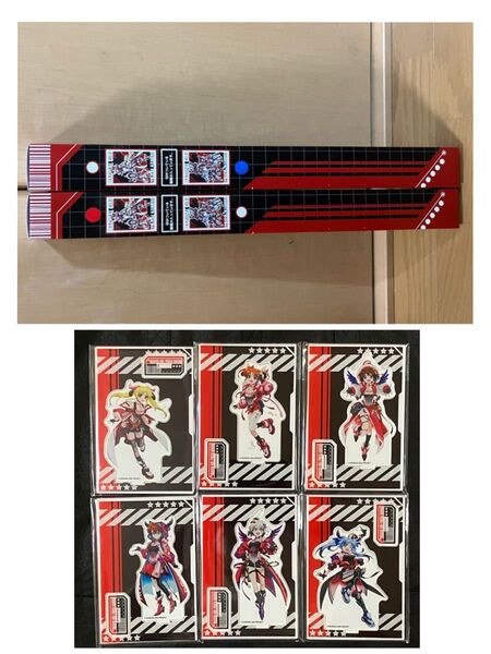 ラウンドワン 魔法少女リリカルなのは アクリルスタンド BIGクリアポスター