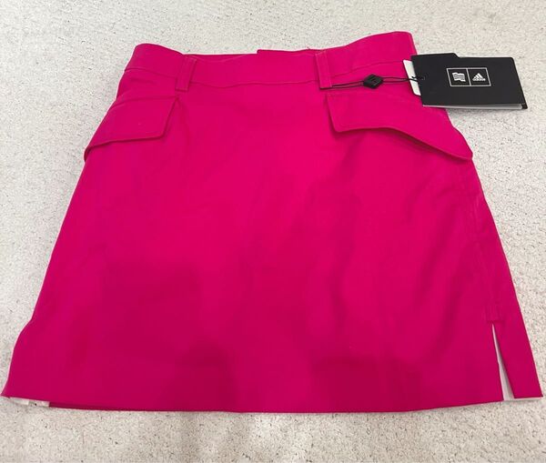 新品】adidas アディダスゴルフ XS ピンク インナー付ストレッチスカート GOLF ゴルフウェア ミニスカート