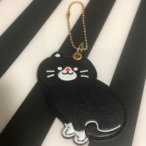 黒猫 キーホルダー バッグチャーム