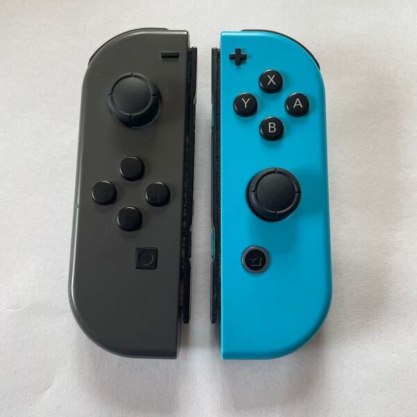 Nintendo Switch ジョイコン LR ネオンブルー グレー セット