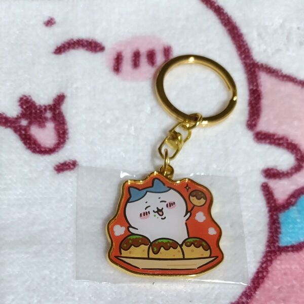 (中古品)大阪たこ焼/ハチワレ/ちいかわご当地ダイカットキーホルダー