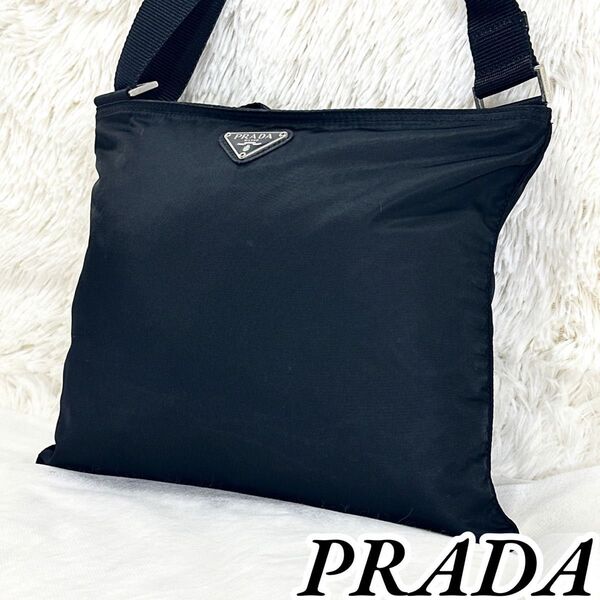 PRADA プラダ ショルダーバッグ 斜め掛け ブラック 黒 ナイロン1243