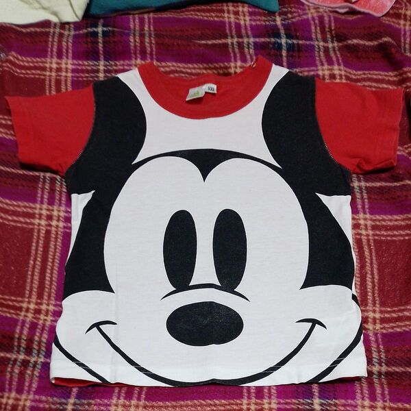 中古 ミッキーTシャツ size100cm