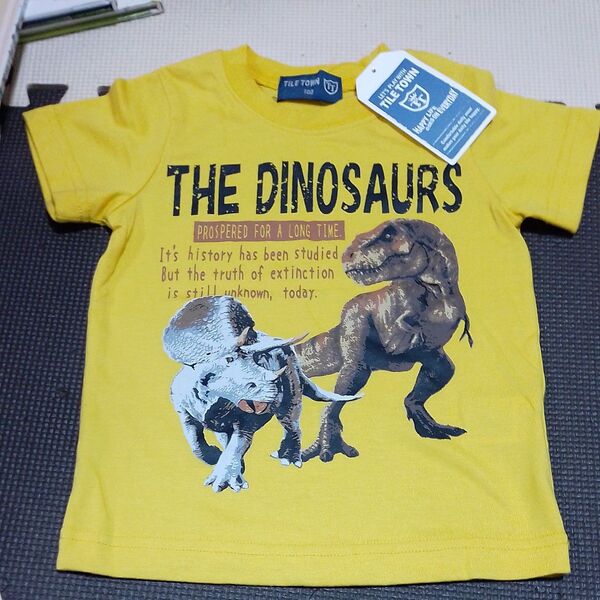 新品 恐竜 半袖Tシャツ size100cm