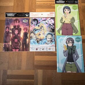 4個セット ソードアート・オンライン クリアファイル A5ノート まとめ売り