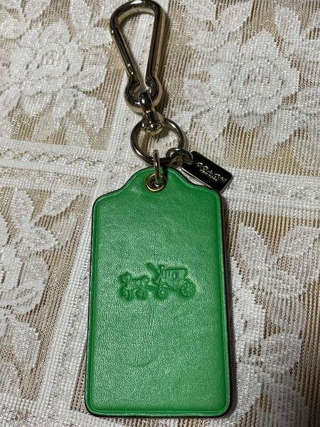 COACH レザー キーホルダー コーチ バッグチャーム