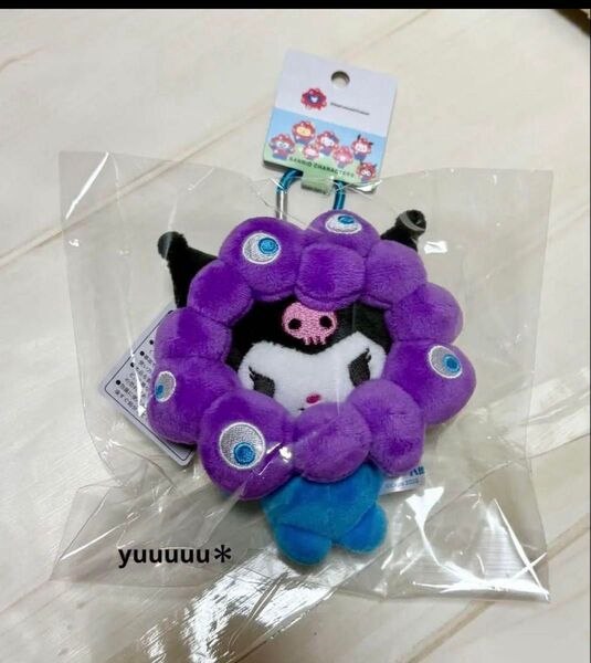 ミャクミャク なりきり ぬいぐるみ クロミ サンリオ 万博 新品 マスコット カラビナ付き 会場限定カラー