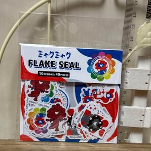ミャクミャク 万博 フレークシール ステッカー EXPO2025 新品 カラフル