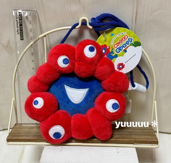 ミャクミャク ぬいぐるみ ポシェット ポーチ フェイス 新品 万博 新品