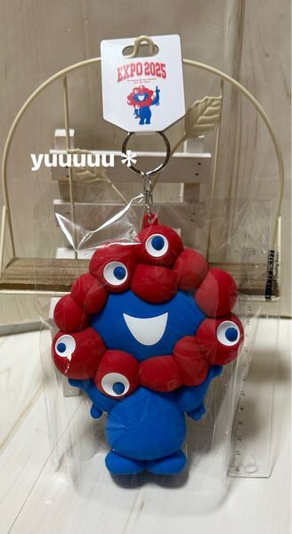 ミャクミャク シリコン ポーチ キーチェーン マスコット 万博 キーホルダー