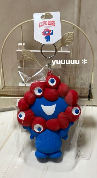 ミャクミャク シリコン ポーチ キーチェーン マスコット 万博 キーホルダー 新品
