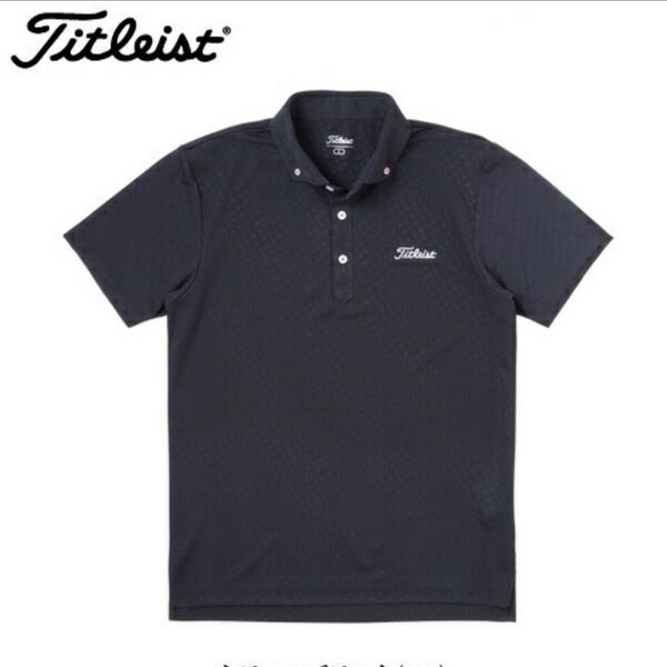 【Titleist】タイトリスト ウェア メンズ 半袖 シャツ ウォーターリペレント 星柄シャツカラー L