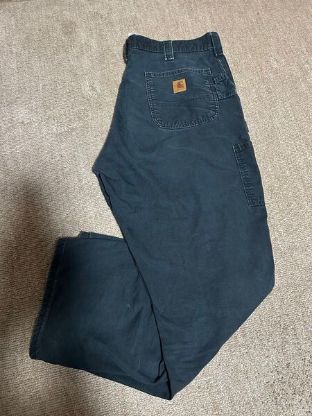 Carhartt ブラック カーハートペインターパンツ 古着W40 L32