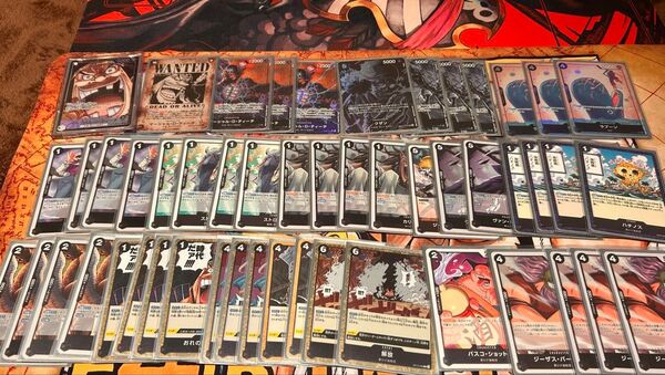 ワンピースカード引退品 黒ひげデッキ トレーディングカード トレカ