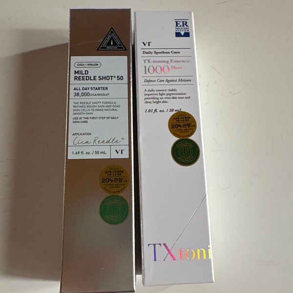 新品 未使用品 VT マイルドリードルショット50 50mL TX-トーニングエッセンス30ml