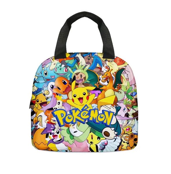 ポケモン柄 保冷バッグ ランチバッグ ボストン型