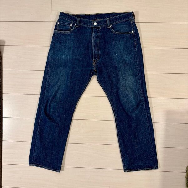 Levi's 501 ストレートデニム ジーンズ デニムパンツ W38 濃紺