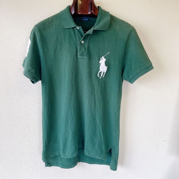 Y2K チーフキーフ着用 ラルフローレン ビッグポニー M ポロシャツ LAUREN RALPH POLO